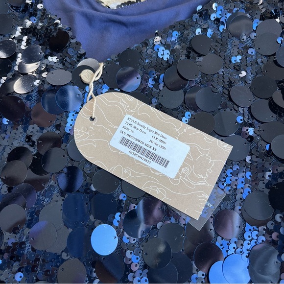 NWT Meshki Romilly Sequin Mini Party Dress - Picture 8 of 11